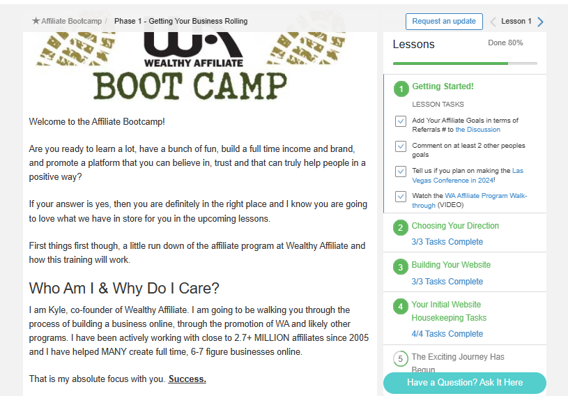 Affiliate Boot-camp
This includes over 300 hours of education on absolutely every topic imaginable.